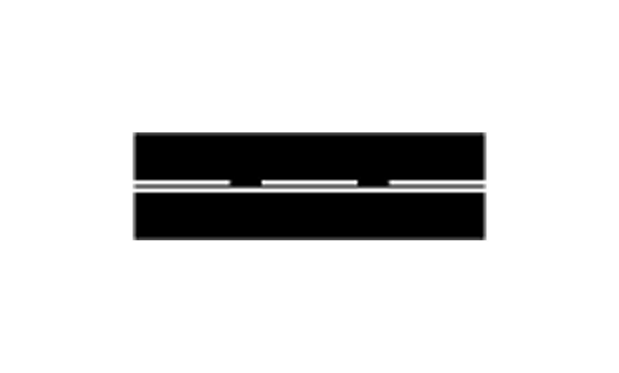 Varningslinje och heldragen linje vägmärken | vägmarkeringar | m11 | varningslinje och heldragen linje | öva körkortsteori online | körteori