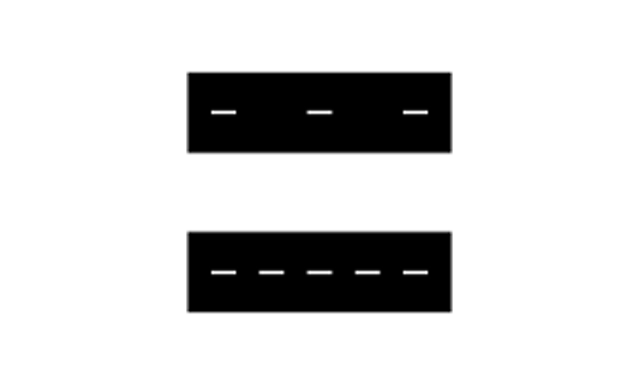 Mittlinje eller körfältslinje vägmärken | vägmarkeringar | m1 | mittlinje eller körfältslinje | öva körkortsteori online | körteori