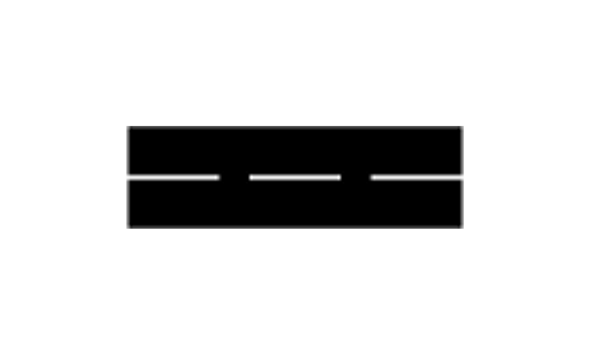 Varningslinje vägmärken | vägmarkeringar | m3 | varningslinje | öva körkortsteori online | körteori