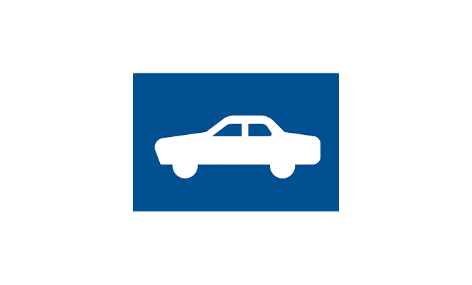 Personbil vägmärken | symboler | s3 | personbil | öva körkortsteori online | körteori