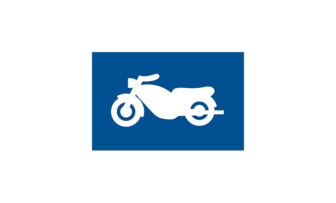 Motorcykel vägmärken | symboler | s7 | motorcykel | öva körkortsteori online | körteori