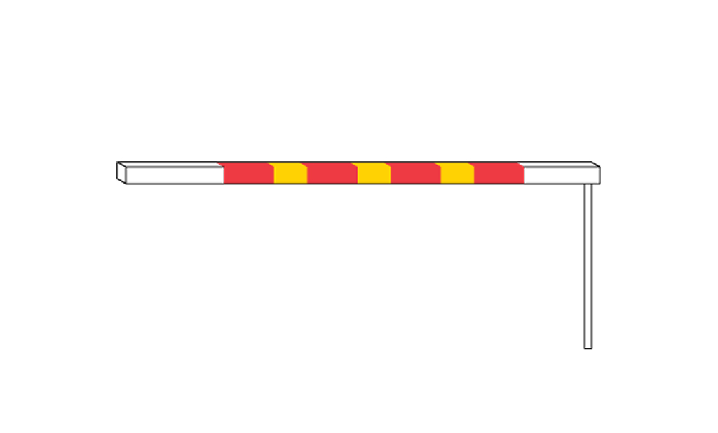 Vägbom vägmärken | andra anordningar | x7 | vägbom | öva körkortsteori online | körteori